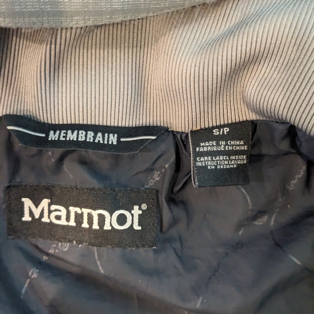 MARMOT MEMBRAIN LIGHTWEIGHT LONG HOODED JACKET WOMEN SMALL - Picture 3 of 3